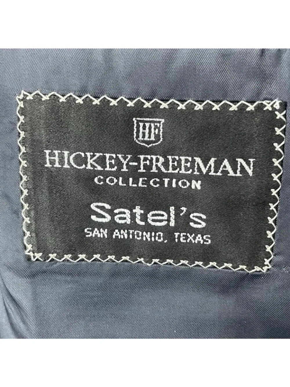 Hickey Freeman Grey Wool 2 Button Vented Blazer Sport Coat USA Made Size 44L